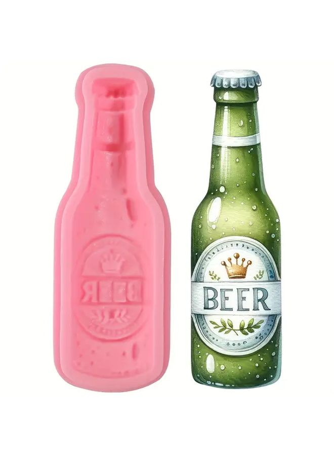 Beer Bottle Chocolate Silicone Mold Y302 Cake Decoration Fondant Baking Tool - Image 1