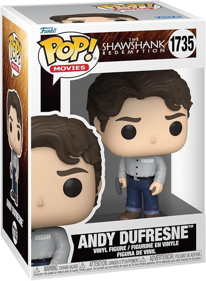 Funko POP Movies: SR - Andy Dufresne - Shawshank Redemption - Collectable Vinyl Figure - Gift Idea - Official Merchandise - for Kids & Adults - Movies Fans - Model Figure for Collectors and Display