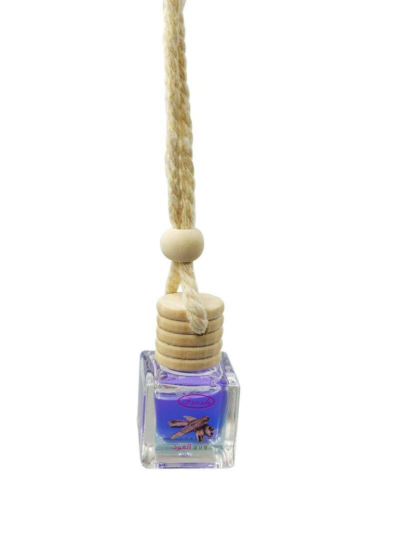 FRESH Oud Car Air Freshener - Hanging Perfume Diffuser - Image 3