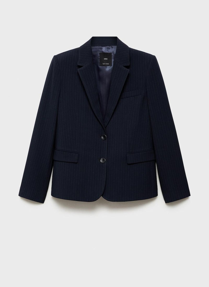 MANGO - Pinstripe Suit Blazer - Image 1