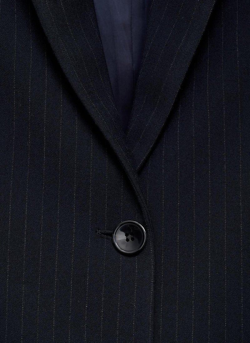 MANGO - Pinstripe Suit Blazer - Image 1
