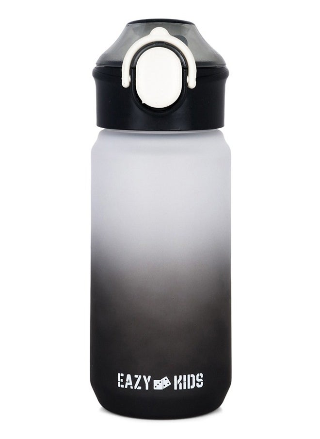 Eazy Kids Water Bottle 500ml With Handle - Black  - Image 1
