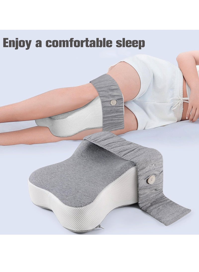Side sleeping knee pillow, soft spine alignment, side sleeping leg pillow, memory foam leg pillow, sciatica relief, pregnancy sleeping pillow  - Image 2