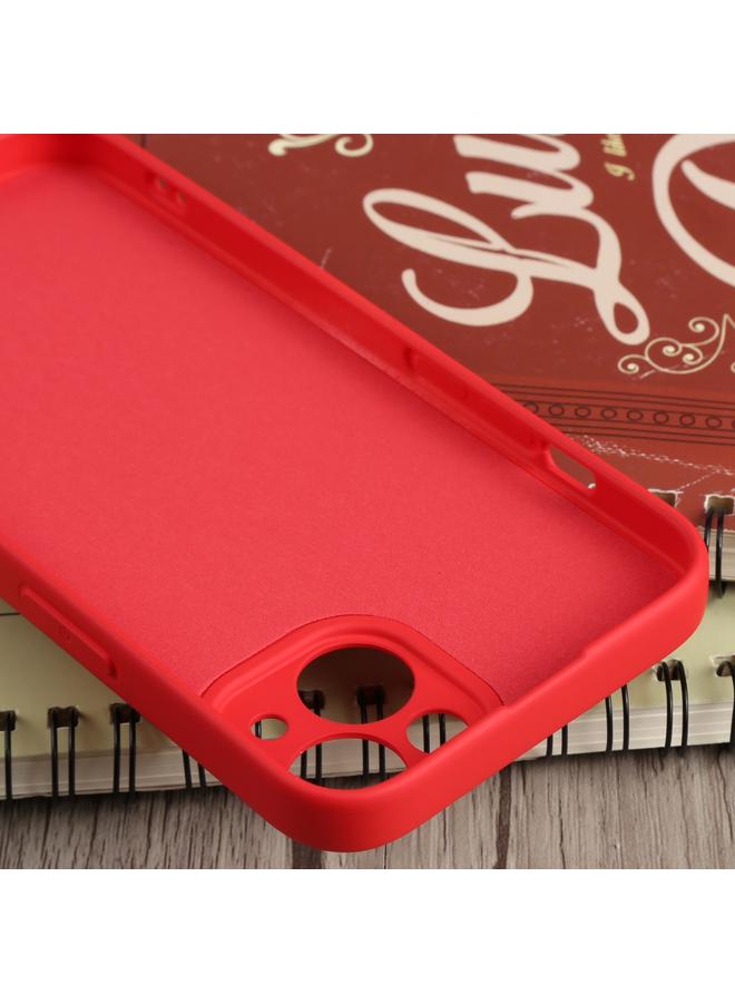 زبون جراب ماج سيف لهاتف iPhone 13 mini من السيليكون السائل المقاوم للصدمات - Image 4