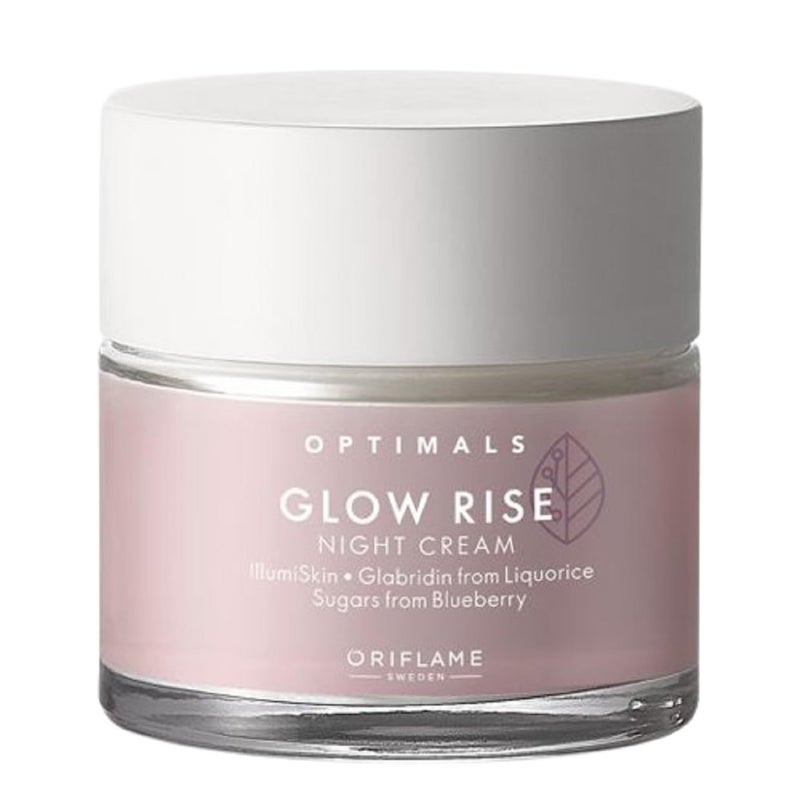 Oriflame optimals glow rise night cream 50 ml and colourful head band for girlswomen combo - Image 3
