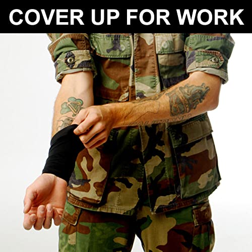 Tat2X Ink Armor Premium Half Arm Tattoo Cover Up Sleeve - No Slip Gripper - U.S. Made - Light - 3X (single half arm sleeve) - Image 5