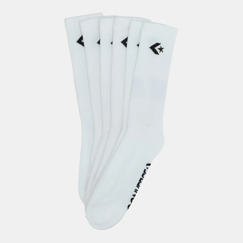 Converse Men's Classic Star Chevron Crew Socks (3 Pairs)