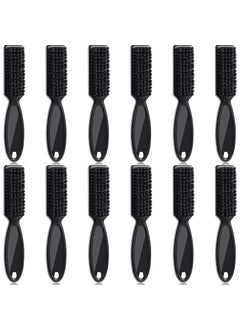 Patelai Patelai 12 Pcs Barber Clipper Brush Blade Trimmer Cleaning Brush for Fades Nail Neck Duster Manicure Salon(Black) 