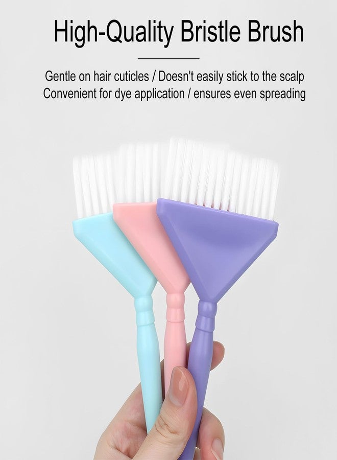Kootinn Classic Hair Dye Brush Set: 4 Multi-Use Tint Brushes for Salon-Quality Coloring - Perfect for Highlights, Balayage, and More - Image 3