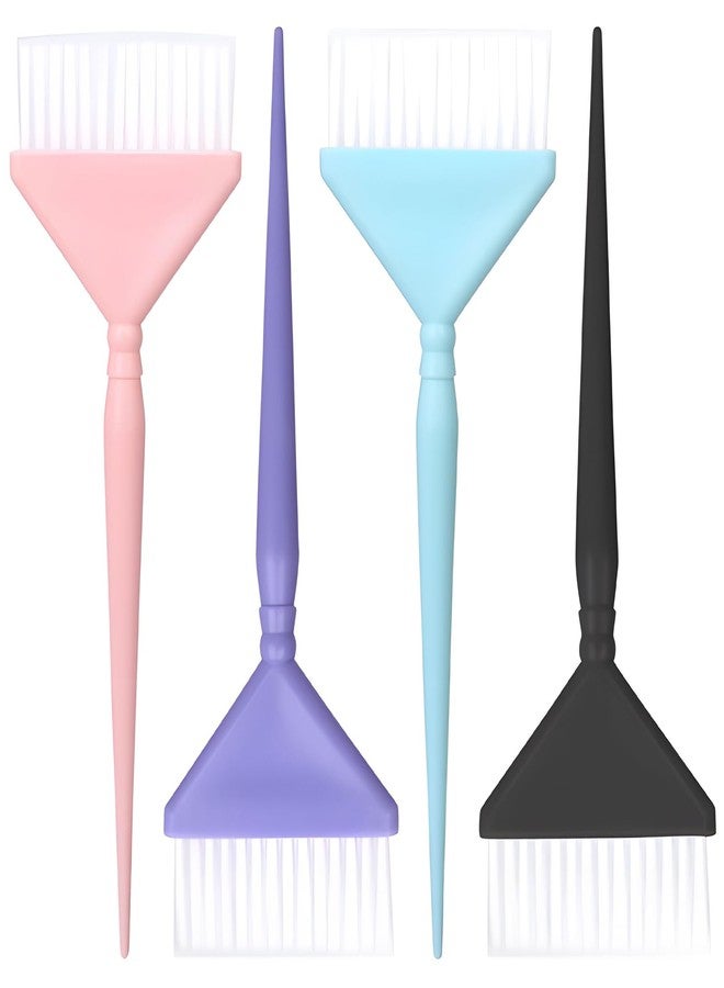 Kootinn Classic Hair Dye Brush Set: 4 Multi-Use Tint Brushes for Salon-Quality Coloring - Perfect for Highlights, Balayage, and More - Image 1