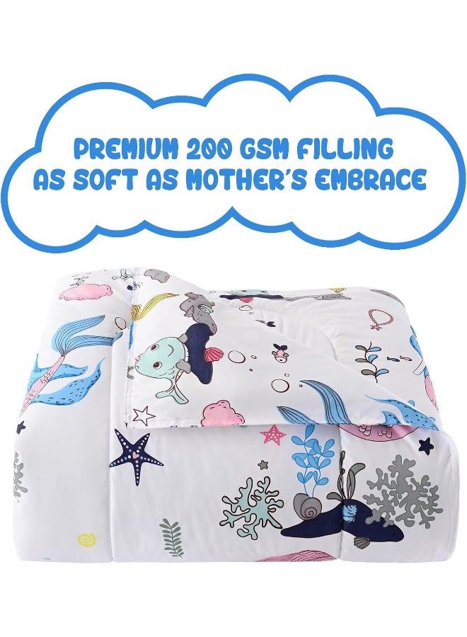 Yibeizi Mermaid Comforter Set for Girls Full Size  - Image 4