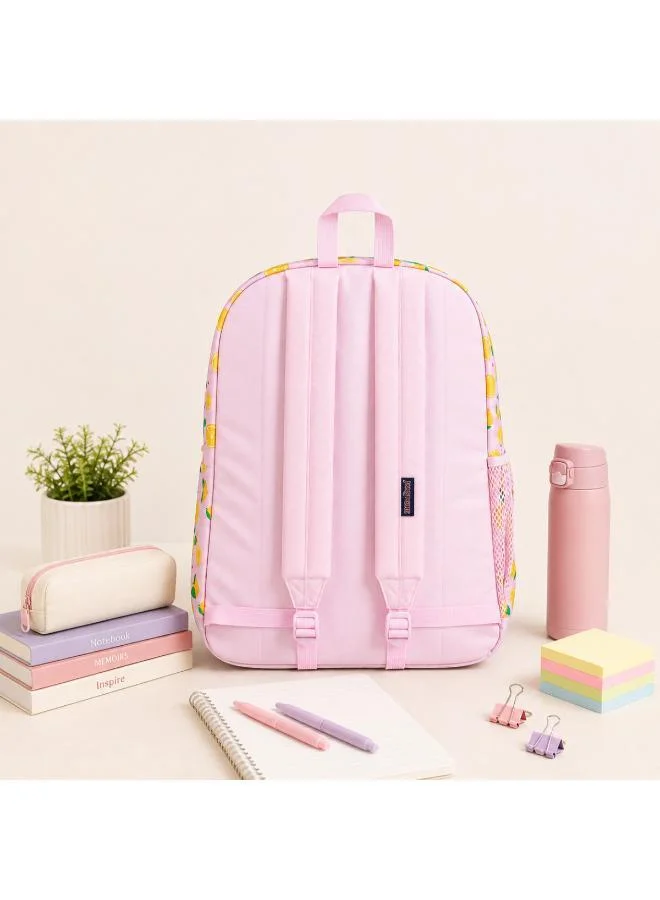 جان سبورت Backpack-Cross Town Plus-1 Cmprt-26 Ltr- (214|Woven Polyester) Lemonade Stand   14.5X32X42