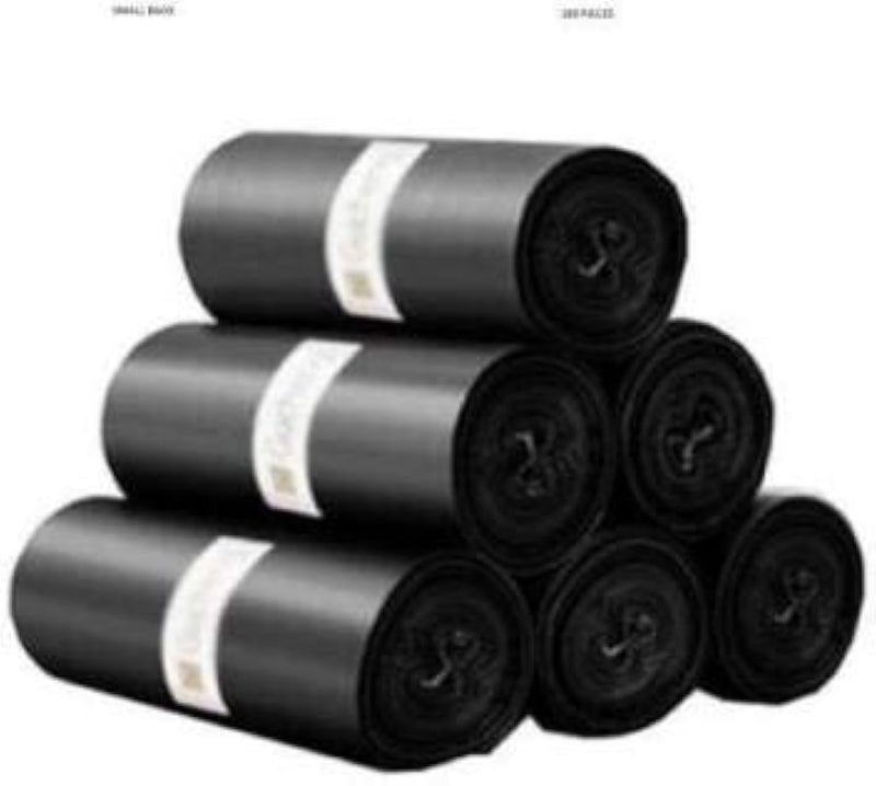 SWAB Plastic Garbage Bags (19 X 21 inch, Black) 120 Bags, Pack of 4 - Image 2