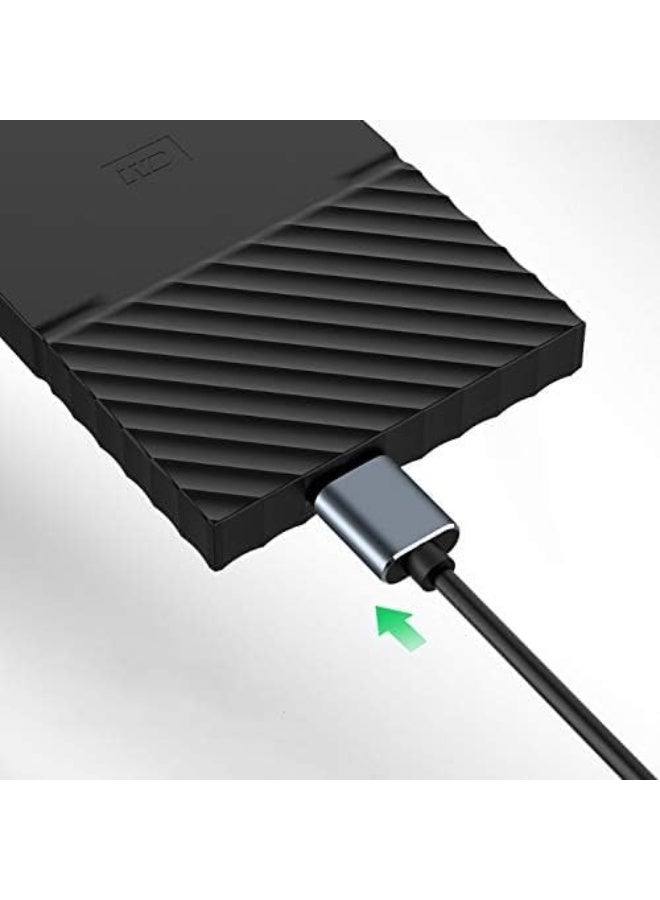 USB-C to Micro USB 3.1 Gen 2 Fast Charging Cable – 10Gbps Data Transfer, 1.6ft, High-Speed Compatible with iPhone 15, MacBook, Galaxy S24, Tablets, External Drives  - Image 4