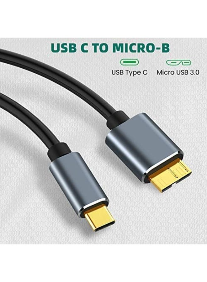 USB-C to Micro USB 3.1 Gen 2 Fast Charging Cable – 10Gbps Data Transfer, 1.6ft, High-Speed Compatible with iPhone 15, MacBook, Galaxy S24, Tablets, External Drives  - Image 5