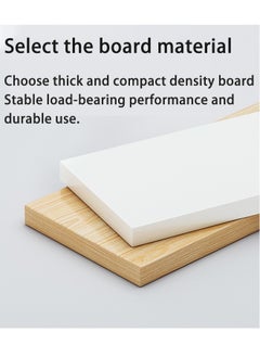 LEXIN Nordic Simple Style 6-Floor-standing Bookcase Bookshelf, Multi-functional and Large Capacity, Living Room Bookshelf Wooden Simple Student Storage Rack Display Book Case, Warm White 180x60x24 cm  - Image 2