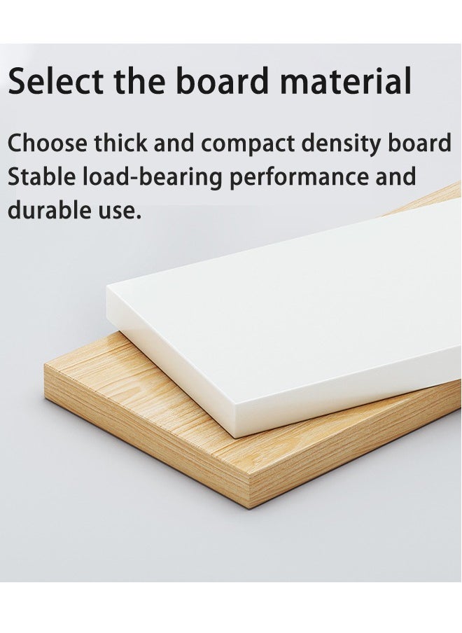 LEXIN Nordic Simple Style 6-Floor-standing Bookcase Bookshelf, Multi-functional and Large Capacity, Living Room Bookshelf Wooden Simple Student Storage Rack Display Book Case, Warm White 180x60x24 cm  - Image 2