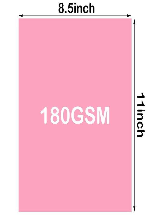 FLIPPED Cardstock 8.5 x 11,Cardstock Paper 65lb/180gsm, Card Stock for Printer,Cover Card stock Paper for Printer,Drawing,Gift tags,Invitations, Christmas Card Making (Pink, 40 Sheets) - Image 4