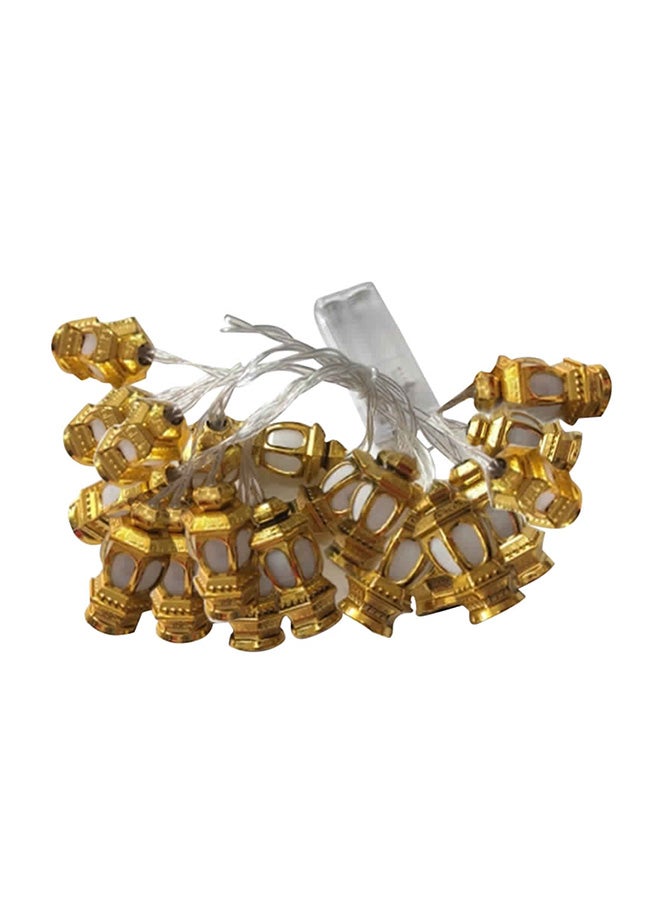 Loquat LED Lantern Shaped String Light Gold/Clear 3meter - Image 1