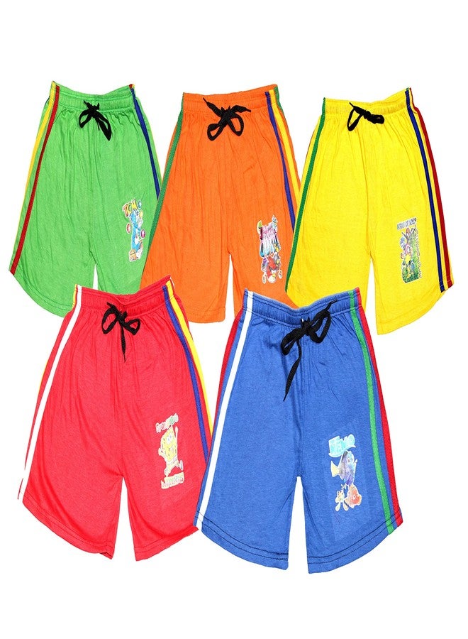 CHACKO Baby Boy's Regular Shorts (Pack of 5)_1-2 Year Multicolour - Image 1