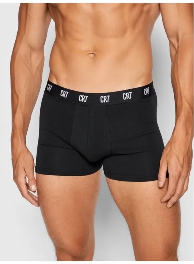 CR7 Basic Men’s Trunks – 5-Pack Cotton Stretch Underwear | Soft, Breathable & Everyday Comfort - Image 4