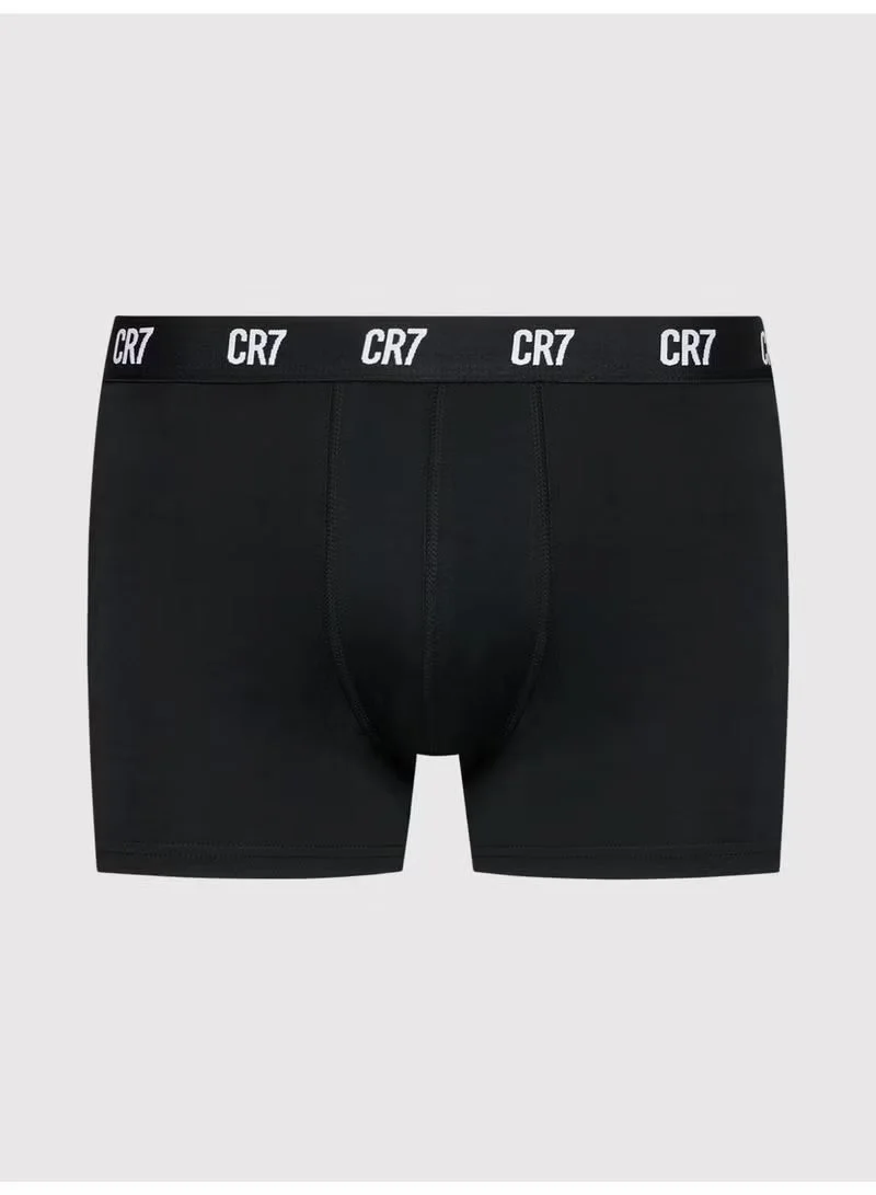 سي ار7 CR7 Basic Men’s Trunks – 5-Pack Cotton Stretch Underwear | Soft, Breathable & Everyday Comfort