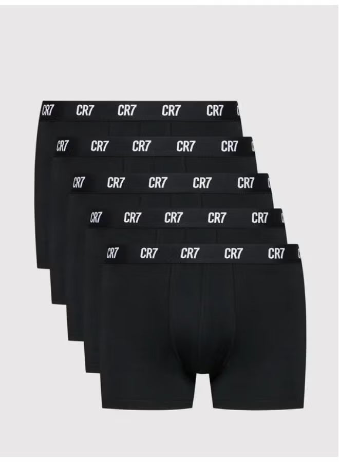 CR7 Basic Men’s Trunks – 5-Pack Cotton Stretch Underwear | Soft, Breathable & Everyday Comfort - Image 1