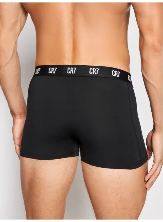 CR7 Basic Men’s Trunks – 5-Pack Cotton Stretch Underwear | Soft, Breathable & Everyday Comfort - Image 3