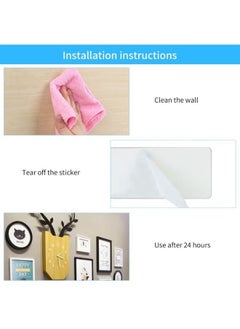 Goolsky Towel Hook Rack Wall Mounted 19cm Coat Hanger with 3 Heavy Duty Hook, Easy to Install Rail for Bedroom, Bathroom, Foyer, Hallway, Garden, Office (304 Stainless Steel Brushed Nickel)  - Image 3