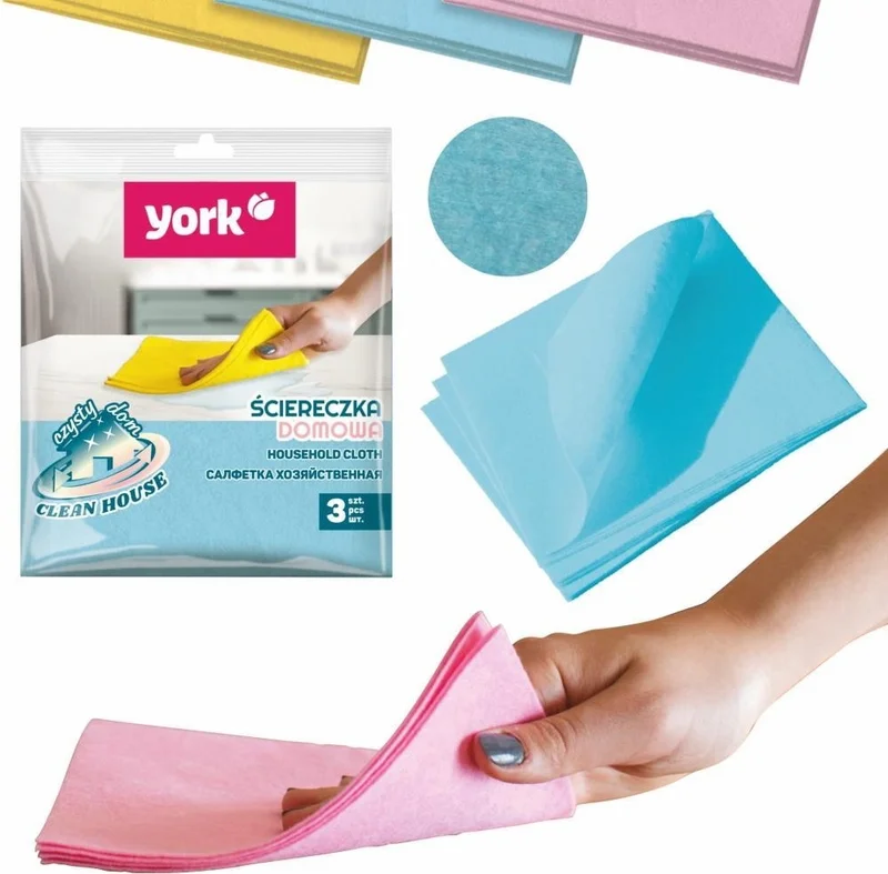 MiniHome York Cleaning Cloth 35X35 cm 3 Pieces 020010