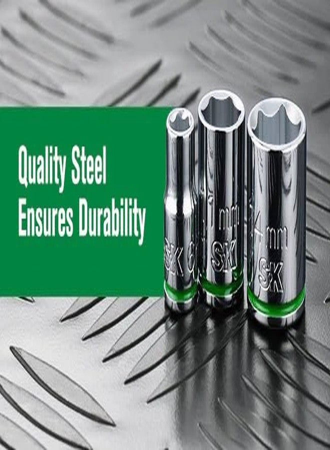 SK Tools 10-PC 1/4D STANDARD SAE SOCKET SET - Image 3