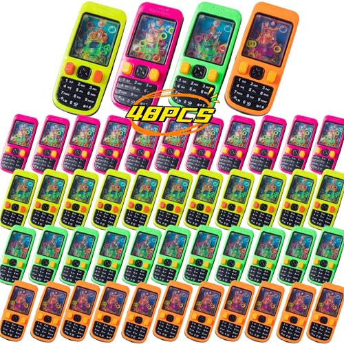 Nbguigdstr 48 Pcs Handheld Water Ring Games Party FavorsValentine Day Gifts Back to School Classroom PrizesGoodie Bags StuffersReturn Gifts for Kids Birthday PartyTreasure BoxPinata Filler Bulk - Image 1