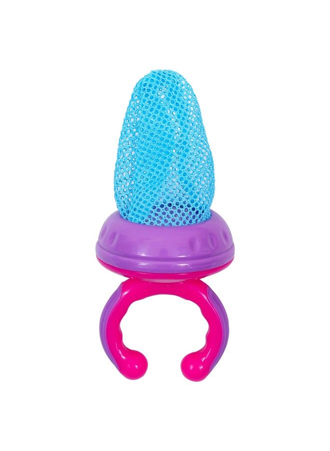 1st Step Bpa Free Fruit And Food Nibbler And Feeder With 2 Mesh (Pink) - Image 3