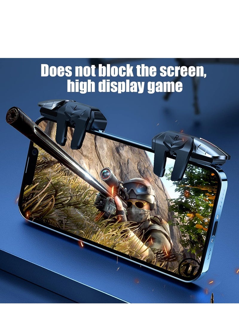 Generic Professional Game Trigger, 4 ons For Pubg gamepad Mobile Controller, Support IOS, Android, And Most Phones And Ipads, Aluminum on, Support mobile COD/PUBG/FORTNITE (The ons)2 Pcs  - Image 4