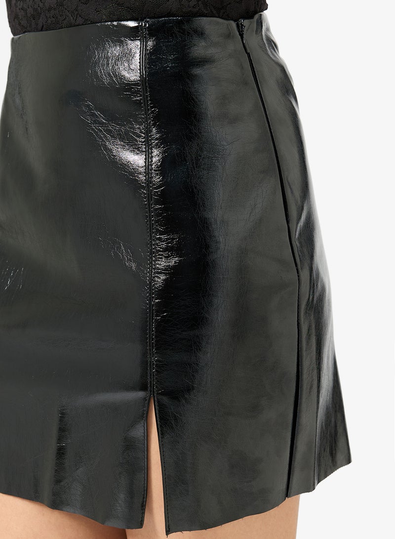 فيرو مودا فمنيلي تنورة قصيرة بفتحة - Image 4