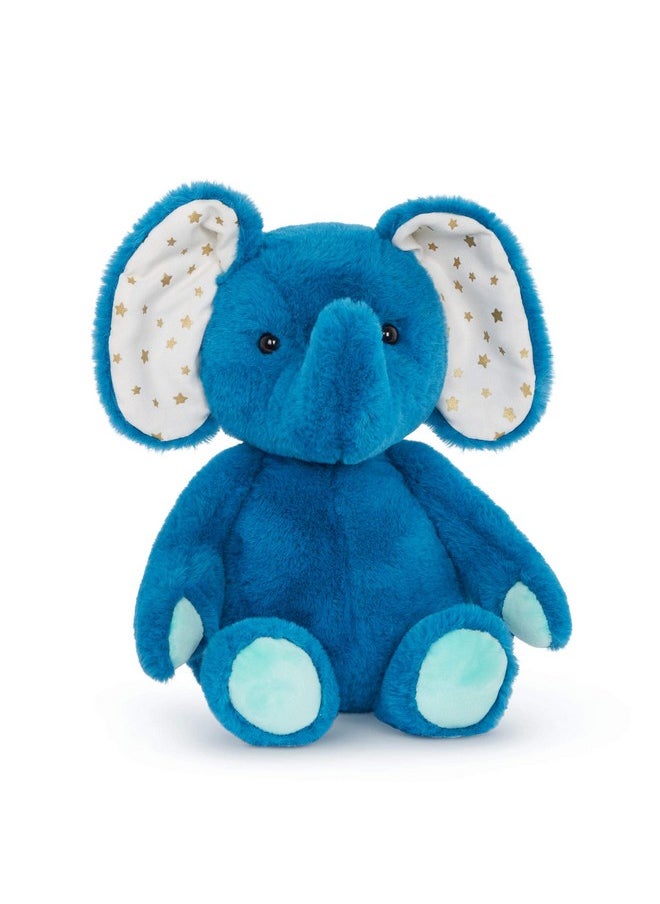 B. Toys Softies Happy Hues Ellieberry 12" Blue Plush Elephant Stuffed Animal Soft & Cuddly Toy Washable Baby Toddler Kids 0 Months +  - Image 2