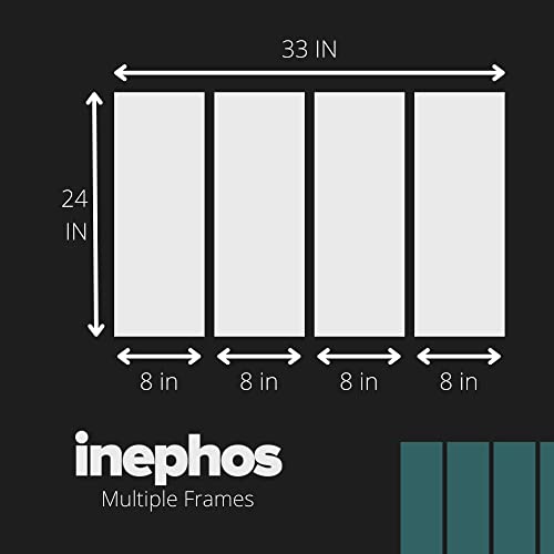 Inephos Buddha Multiple Frames Wall Paintings - 33 X 24 inches, Wooden Frames, Ready to Hang, Set of 4 Art Panels, 60_0126 - Image 5