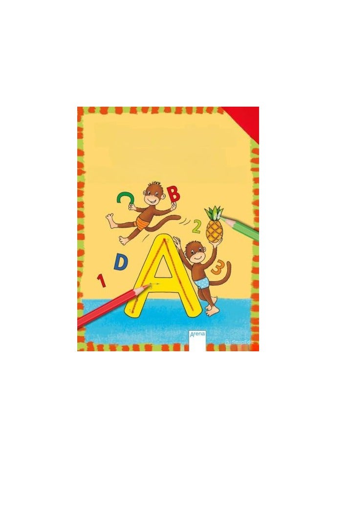 أرينا "كتاب ألغاز الاحرف والارقام لمرحلة ما قبل المدرسة الممتعة      "