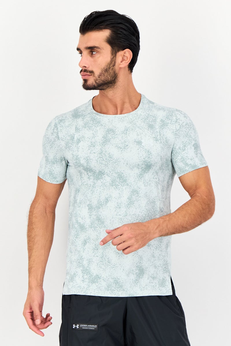 UNDER ARMOUR Men Fitted Fit Short Sleeve Brand Logo Training T-Shirt, Multicolor - Image 1