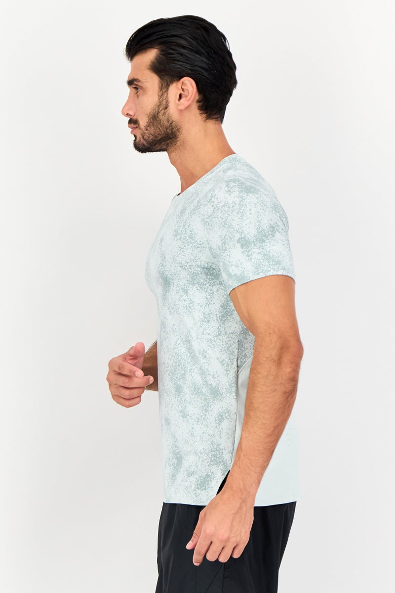 UNDER ARMOUR Men Fitted Fit Short Sleeve Brand Logo Training T-Shirt, Multicolor - Image 2