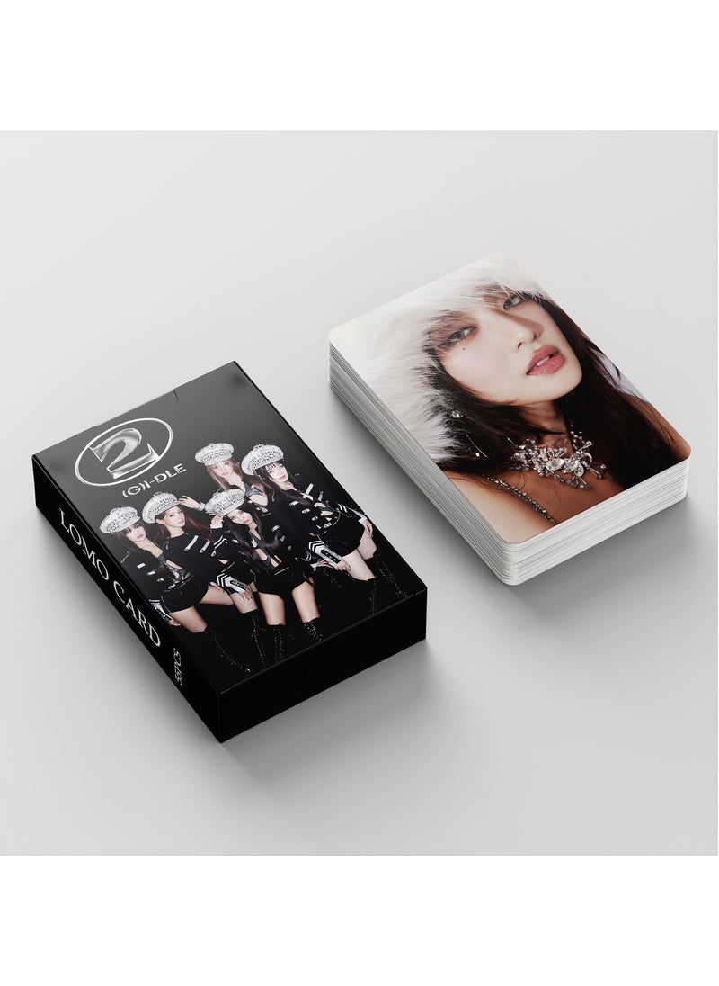 Generic - GIDLE 55PCS New Album (G)I-DLE 2nd Full YUQI MINNIE Jeon Soyeon Mini Lomo Star Card - Image 1