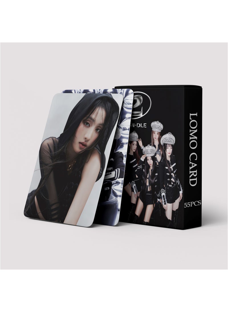 Generic - GIDLE 55PCS New Album (G)I-DLE 2nd Full YUQI MINNIE Jeon Soyeon Mini Lomo Star Card - Image 1