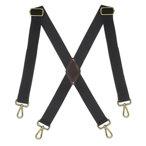 Peluche Hook & Go Heavy Duty X Back 4 Hooks Suspender for Men (Strap Width- 38 mm) - Image 5