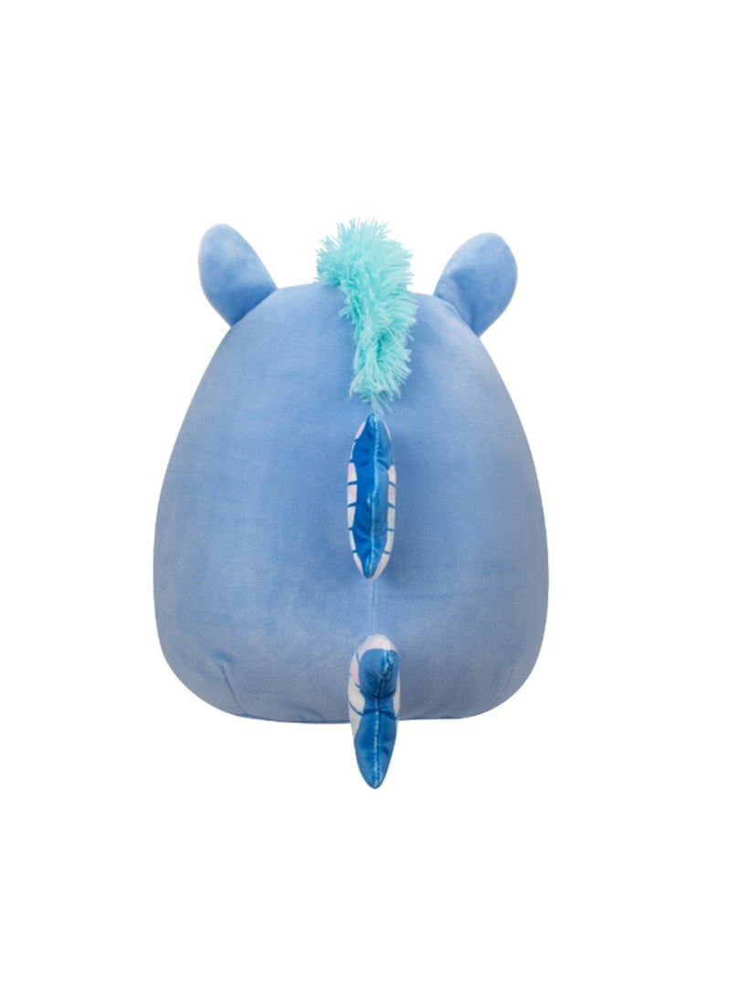 Squishmallows - 12 inch Romano Blue Hippocampus W/Iridescent Belly , Officially Licensed Kellytoy Plush Toy, Colorful Soft Toy, Gift for Kids, Girls & Boys Washable Squishy Stuff Toy Multicolor All Age - Image 1