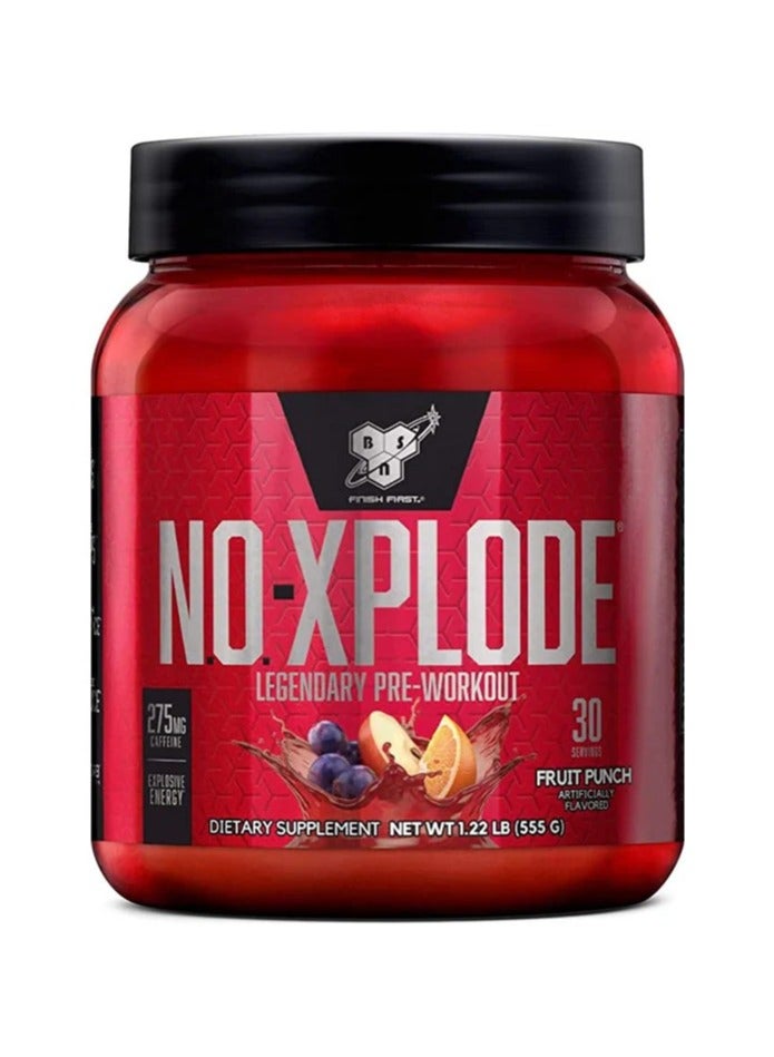 BSN No Xplode Legendary Pre-workout 555g Fruit Punch Flavor 30 Serving - Image 1
