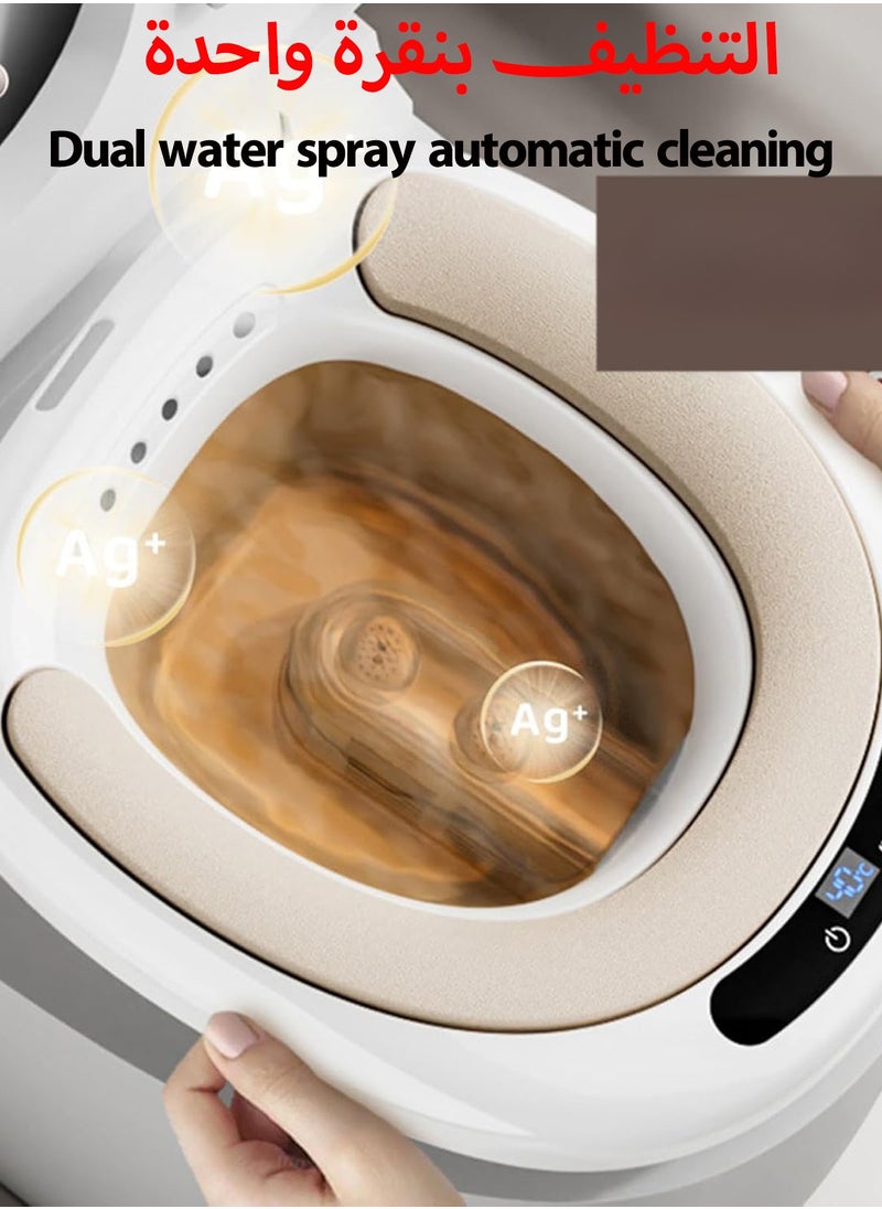 HEROCKX - Toilet Bidet - LED Screen Electric Bidet Suitable For Hemorrhoid Soaking Postpartum Care Bidet - Relieve Inflammation - Image 1