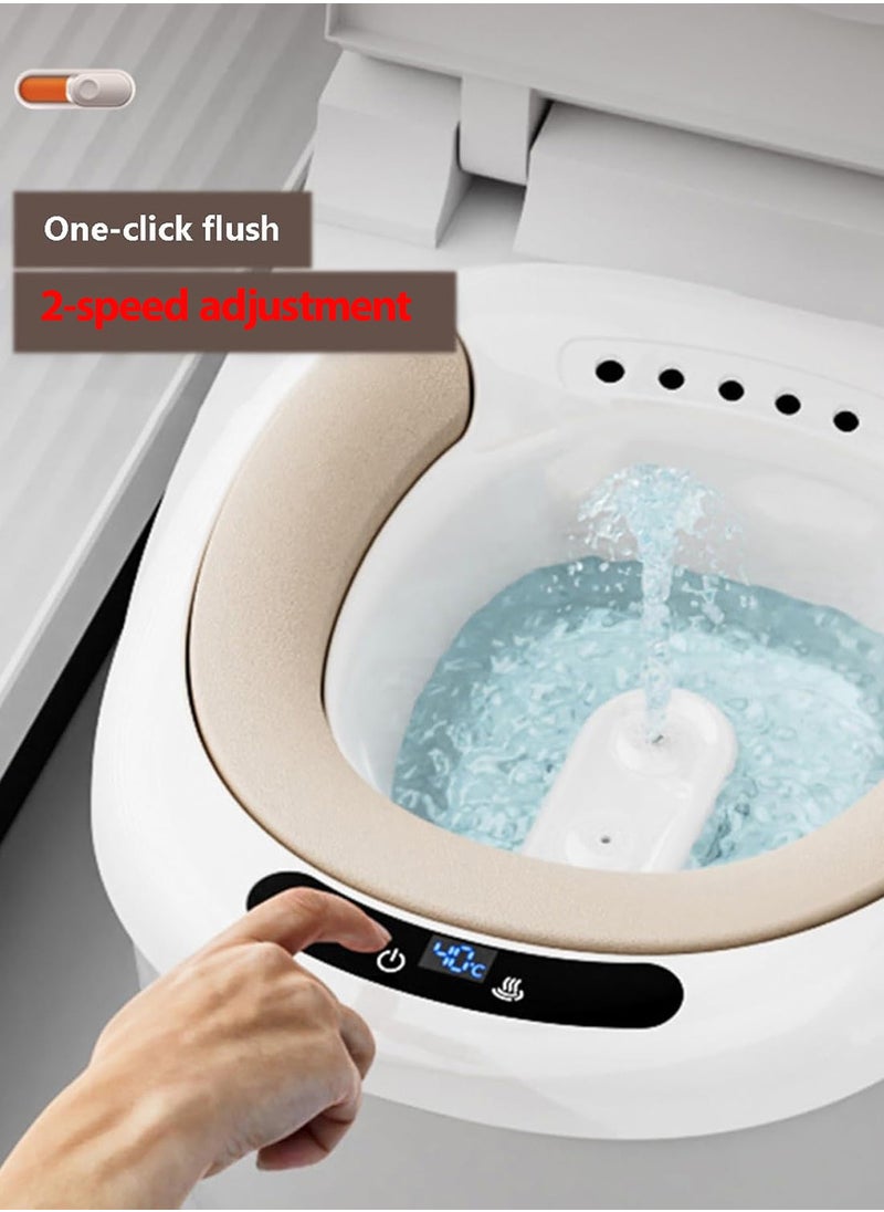 HEROCKX - Toilet Bidet - LED Screen Electric Bidet Suitable For Hemorrhoid Soaking Postpartum Care Bidet - Relieve Inflammation - Image 1
