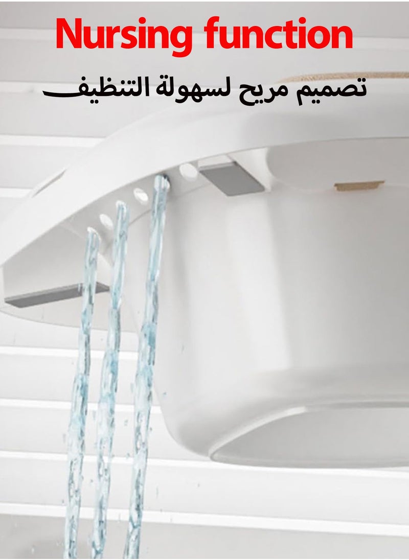 HEROCKX - Toilet Bidet - LED Screen Electric Bidet Suitable For Hemorrhoid Soaking Postpartum Care Bidet - Relieve Inflammation - Image 1