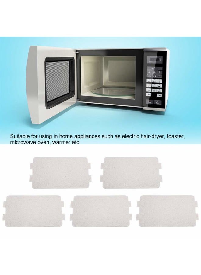 Ejoyous Microwave Oven Mica Plate, 5 Pieces Universal Microwave Oven Mica Sheet Waveguide Cover Heat Insulation Board Replacement Repairing Accessory for Home Kitchen Use, 4.6 x 2.5 inch - Image 3