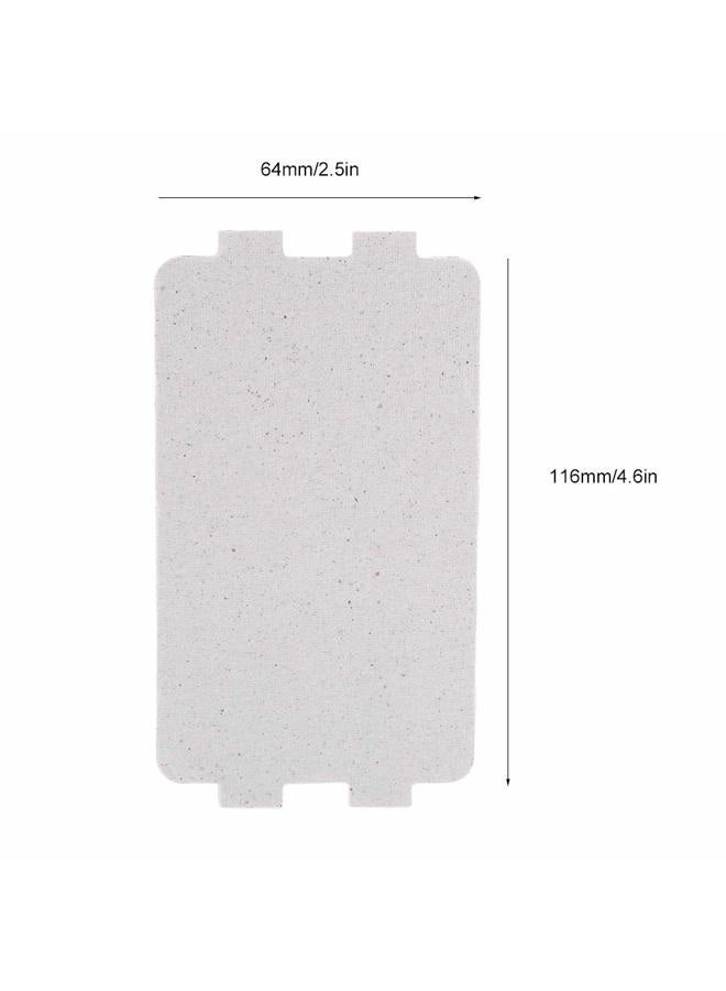 Ejoyous Microwave Oven Mica Plate, 5 Pieces Universal Microwave Oven Mica Sheet Waveguide Cover Heat Insulation Board Replacement Repairing Accessory for Home Kitchen Use, 4.6 x 2.5 inch - Image 5